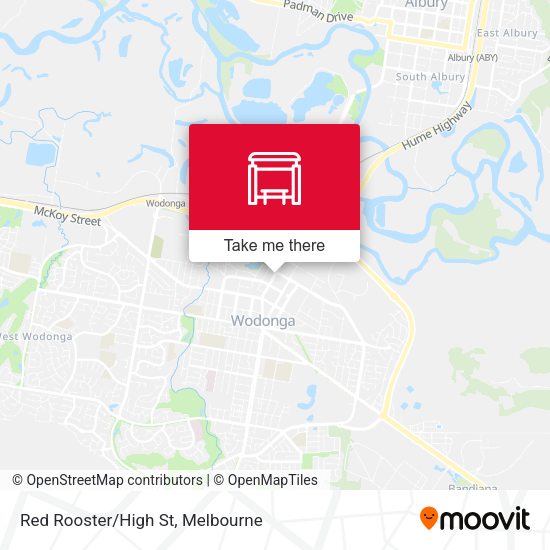 Red Rooster/High St map