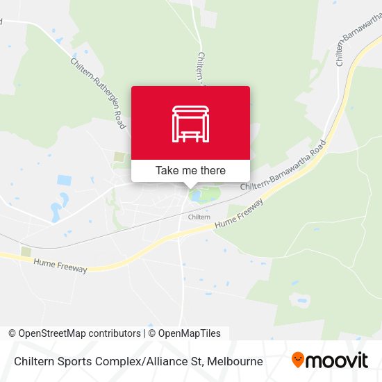 Chiltern Sports Complex / Alliance St map