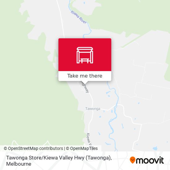 Tawonga Store / Kiewa Valley Hwy map