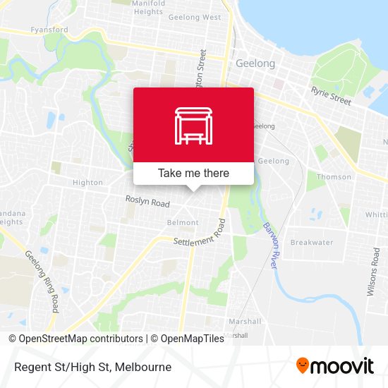 Regent St/High St map