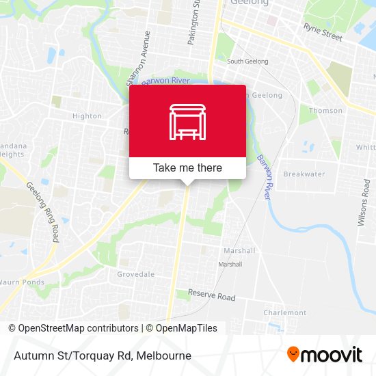 Autumn St/Torquay Rd map