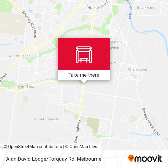 Alan David Lodge/Torquay Rd map