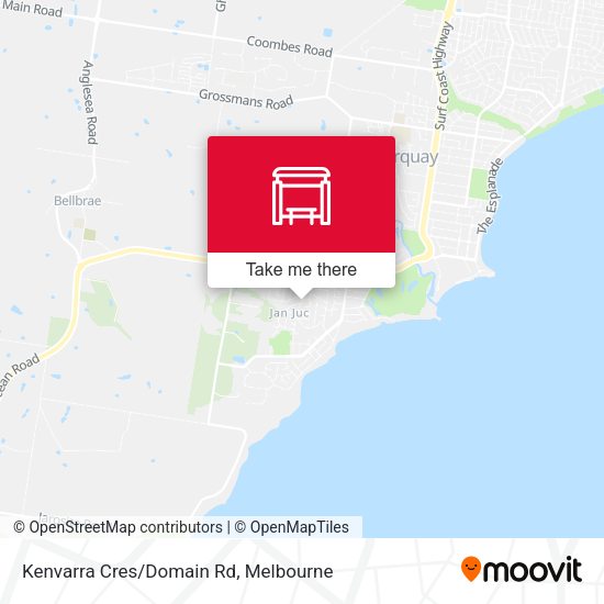 Kenvarra Cres/Domain Rd map