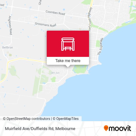 Muirfield Ave/Duffields Rd map