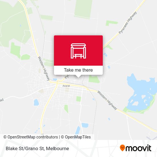 Blake St/Grano St map