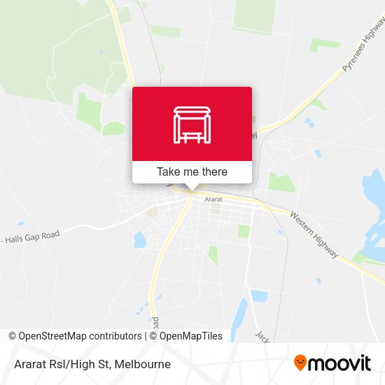Ararat Rsl/High St map