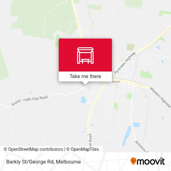 Barkly St/George Rd map