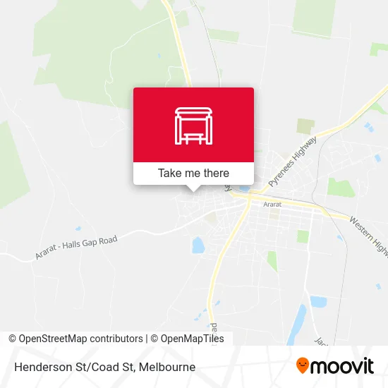 Mapa Henderson St/Coad St