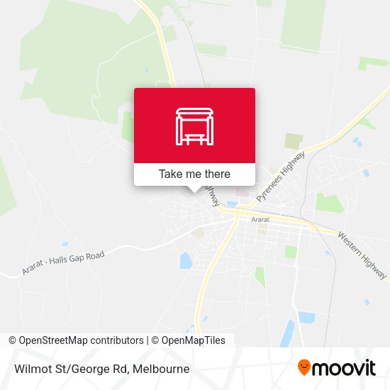 Wilmot St/George Rd map