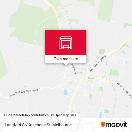 Langford St/Kneebone St map