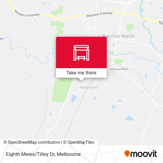 Eighth Mews/Tilley Dr map