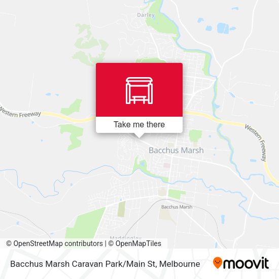 Bacchus Marsh Caravan Park / Main St map