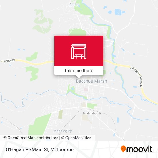 O'Hagan Pl/Main St map