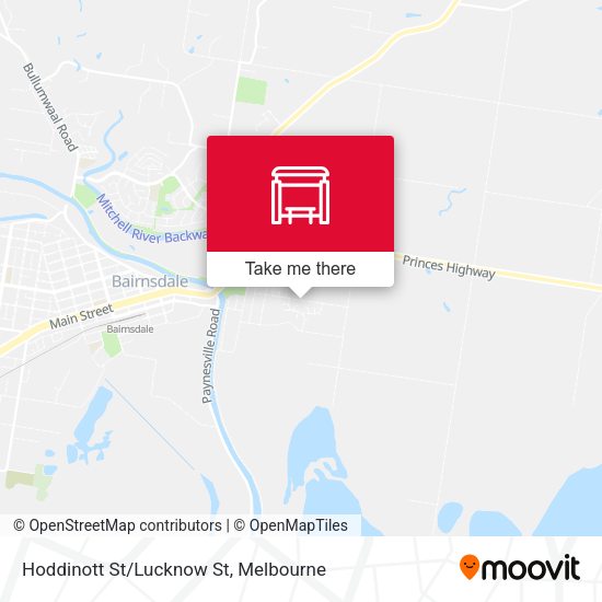 Hoddinott St/Lucknow St map