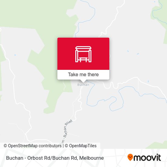 Buchan - Orbost Rd/Buchan Rd map