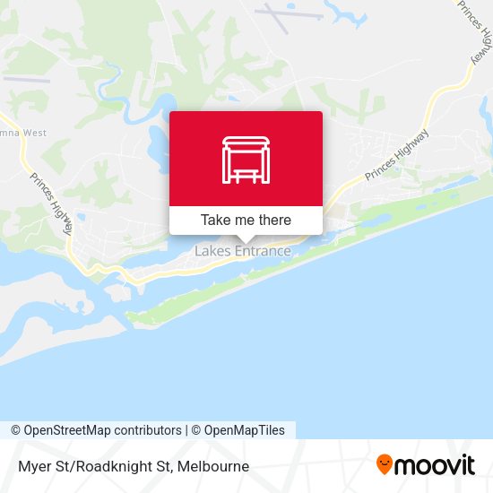 Myer St/Roadknight St map