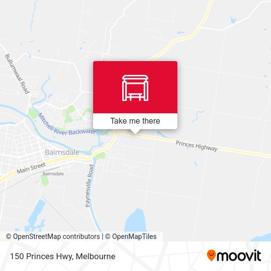 150 Princes Hwy map