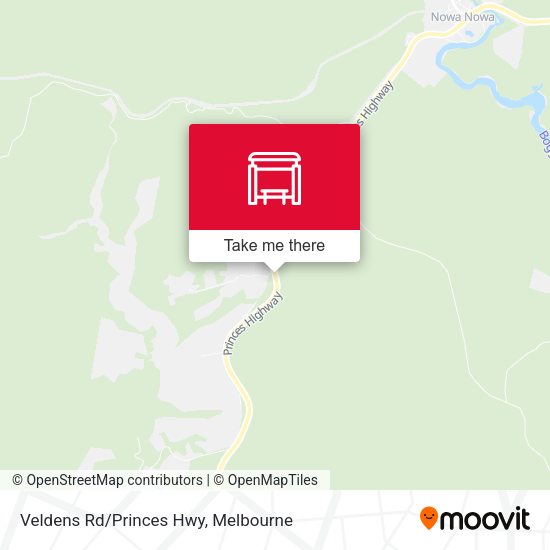 Veldens Rd/Princes Hwy map