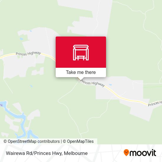 Wairewa Rd/Princes Hwy map