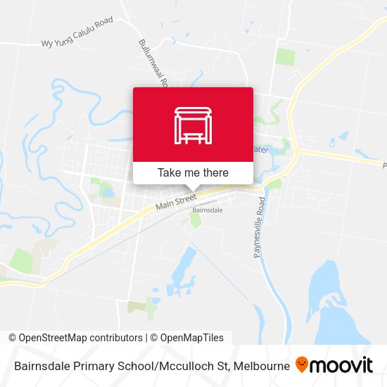 Bairnsdale Primary School / Mcculloch St map