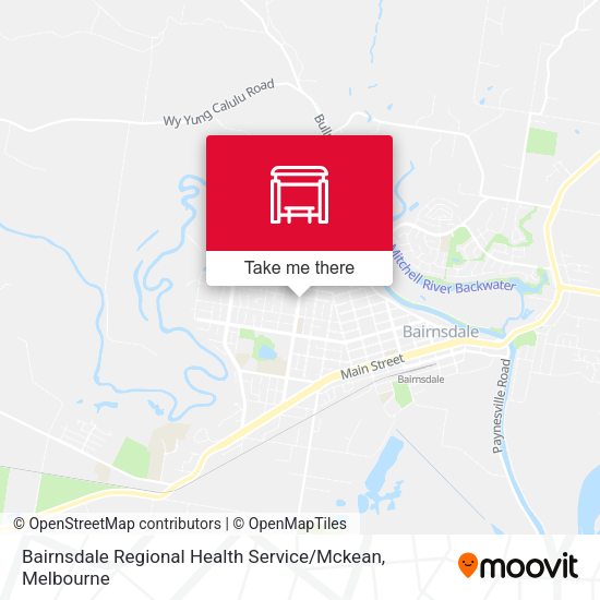 Bairnsdale Regional Health Service / Mckean map