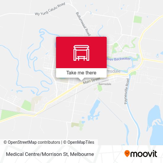 Medical Centre/Morrison St map