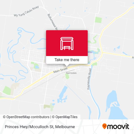 Princes Hwy/Mcculloch St map