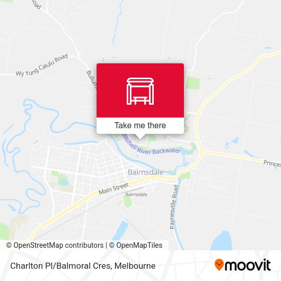 Charlton Pl/Balmoral Cres map