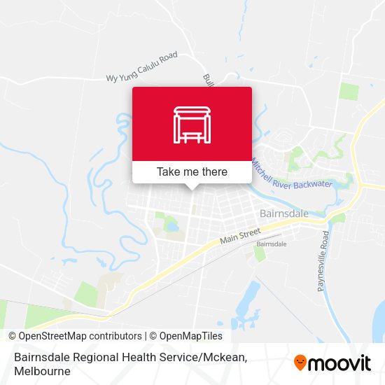 Bairnsdale Regional Health Service / Mckean map