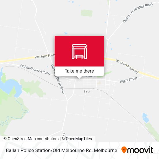 Ballan Police Station / Old Melbourne Rd map