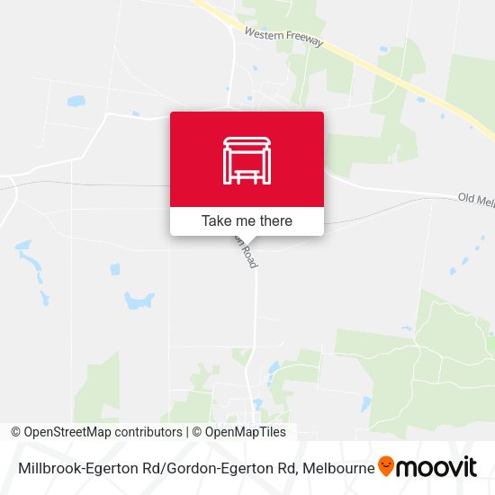 Millbrook-Egerton Rd / Gordon-Egerton Rd map
