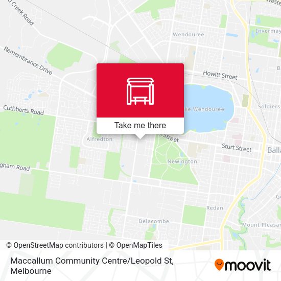 Maccallum Community Centre / Leopold St map