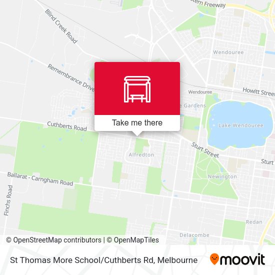 St Thomas More School / Cuthberts Rd map