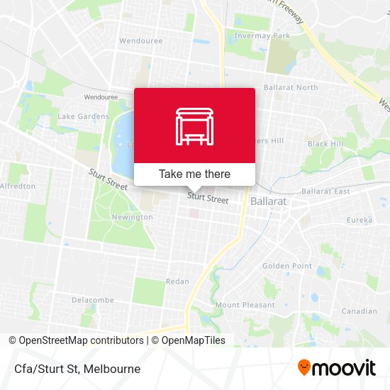 Cfa/Sturt St map