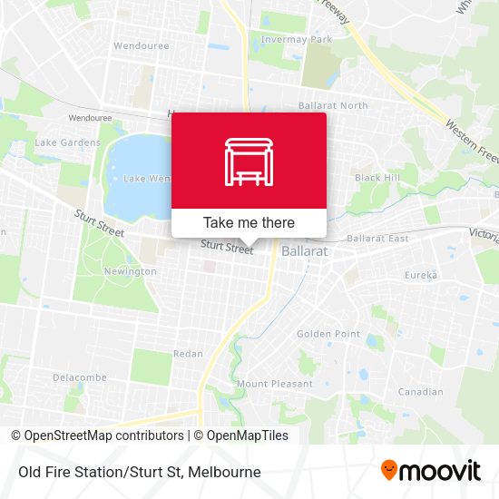 Old Fire Station/Sturt St map