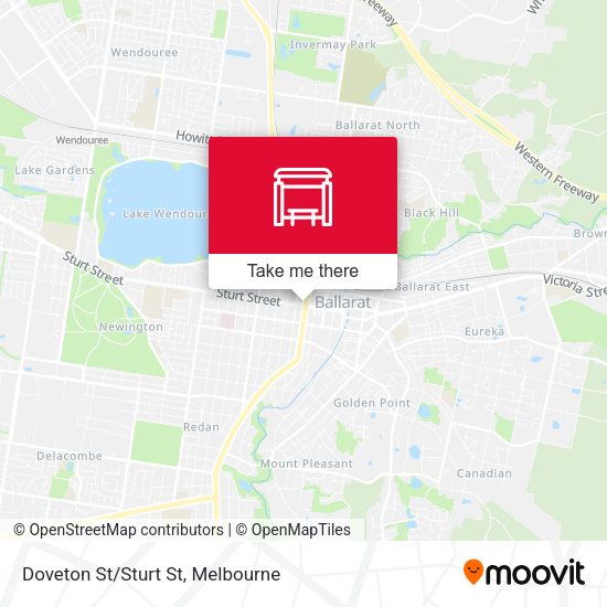Doveton St/Sturt St map