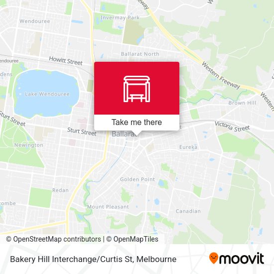 Bakery Hill Interchange / Curtis St map