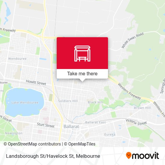 Landsborough St/Havelock St map