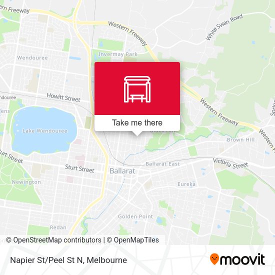 Napier St/Peel St N map
