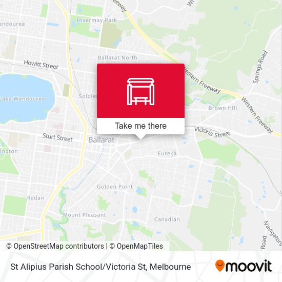 St Alipius Parish School / Victoria St map