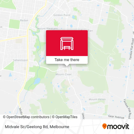 Mapa Midvale Sc/Geelong Rd