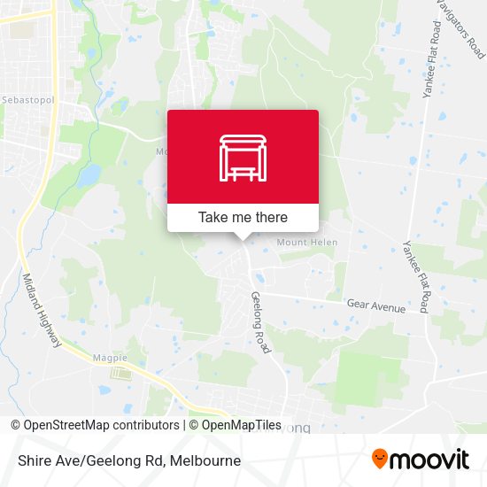 Shire Ave/Geelong Rd map