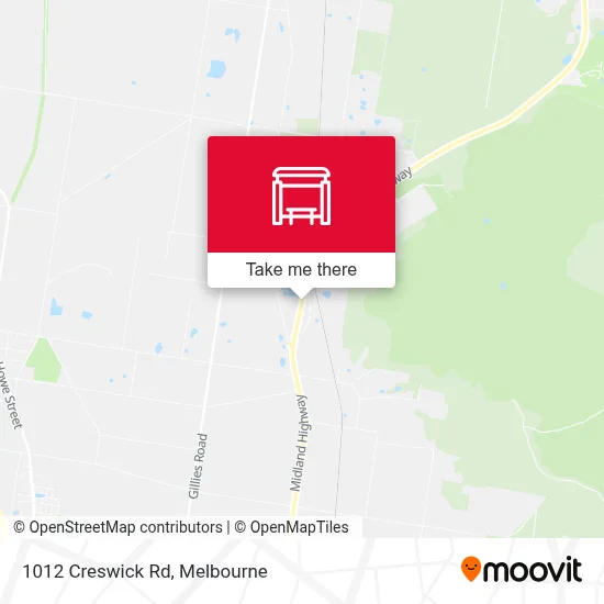 Mapa 1012 Creswick Rd