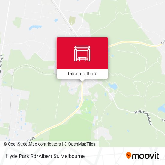 Hyde Park Rd/Albert St map