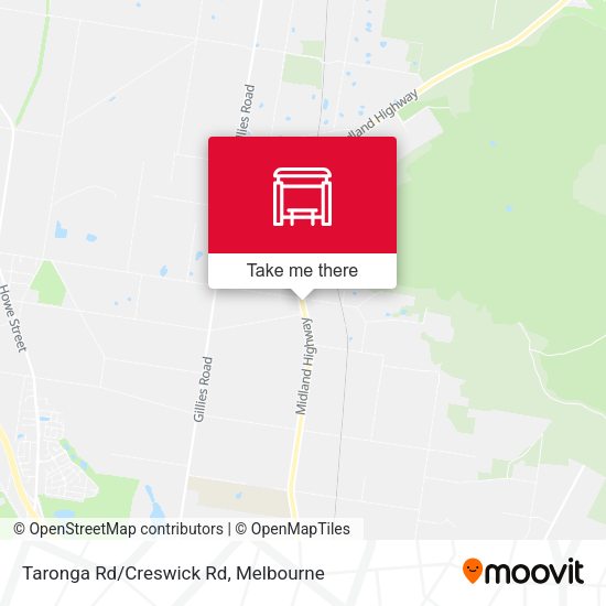 Taronga Rd/Creswick Rd map