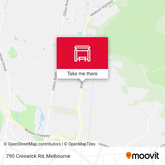 790 Creswick Rd map