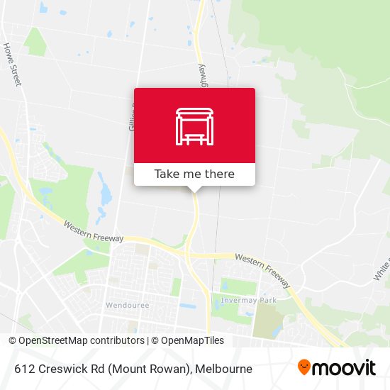 Mapa 612 Creswick Rd (Mount Rowan)