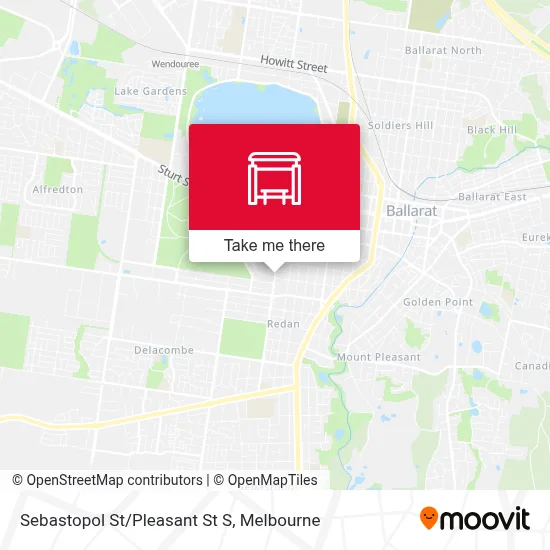 Mapa Sebastopol St/Pleasant St S