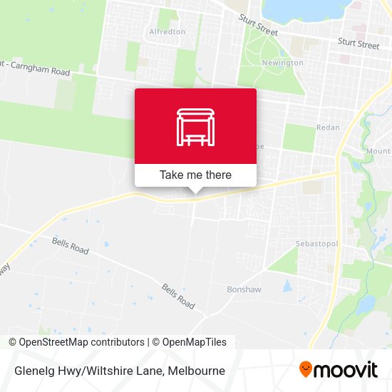 Glenelg Hwy/Wiltshire Lane map