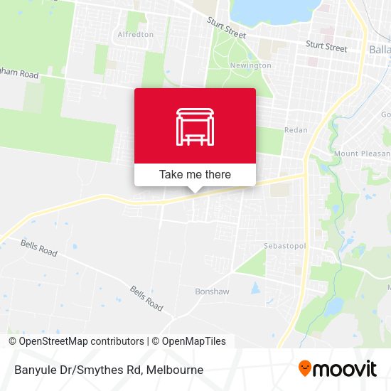 Banyule Dr/Smythes Rd map